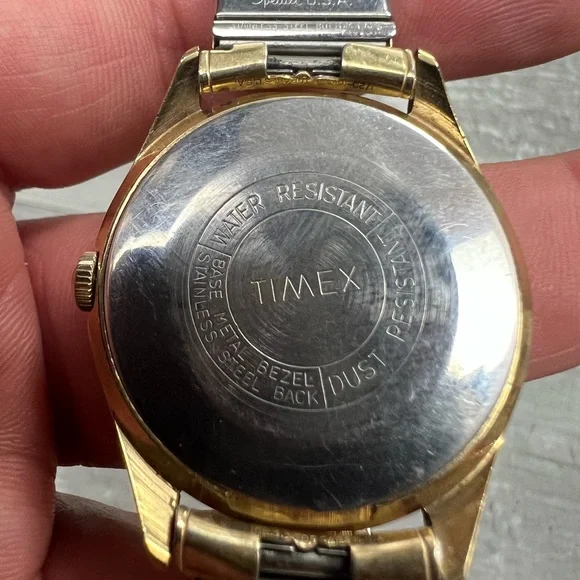Vintage 1950s Timex 21 Jewels Date Self Winding Watch